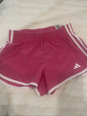 adidas Kids Hot Pink Drawstring Sweatpants